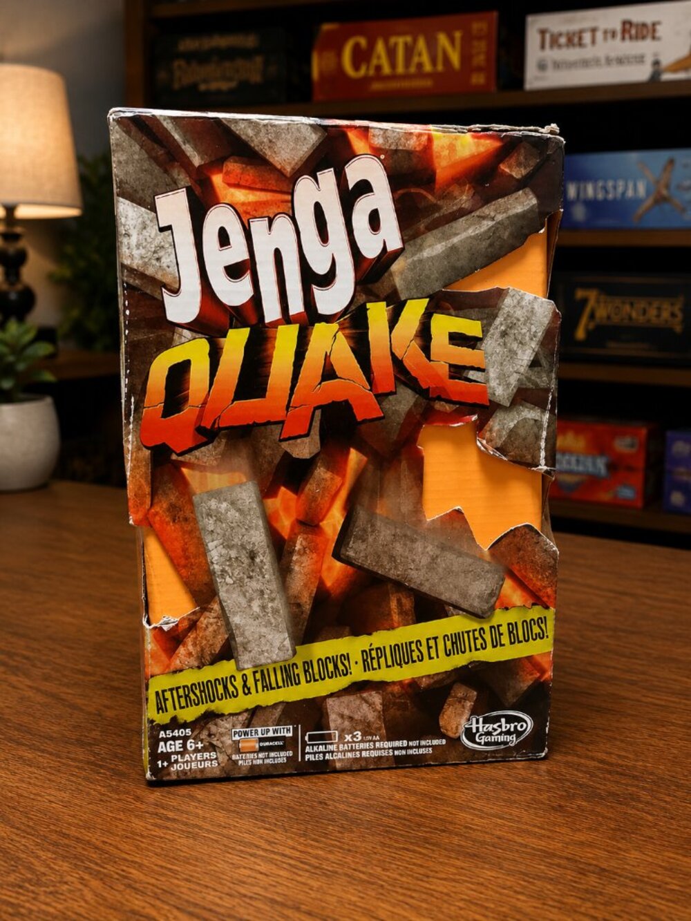 2015 Jenga Quake Electronic Stacking Game Hasbro Complete Tested